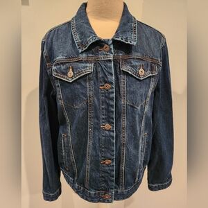 True Craft Blue Jean Jacket size XL